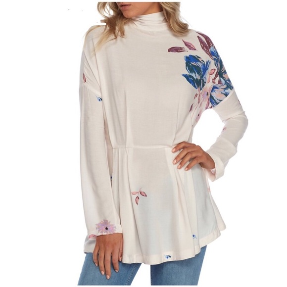 NWT Free People Gemma Ivory Tunic Dress - Picture 2 of 7